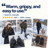 Glove review and winter lifestyle photo collage