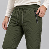 Summit Thermal Pants — Army Green, detail view