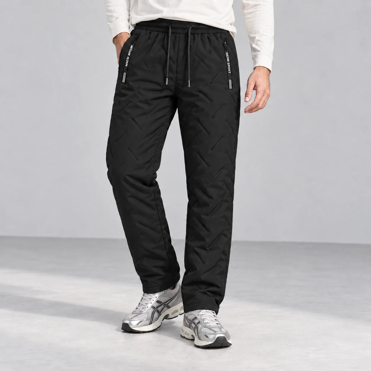Summit Thermal Pants — Black, front view