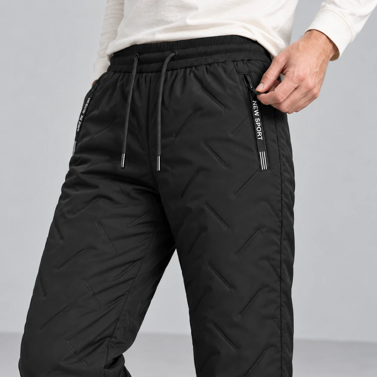 Summit Thermal Pants — Black, detail view