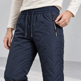 Summit Thermal Pants — Navy, detail view