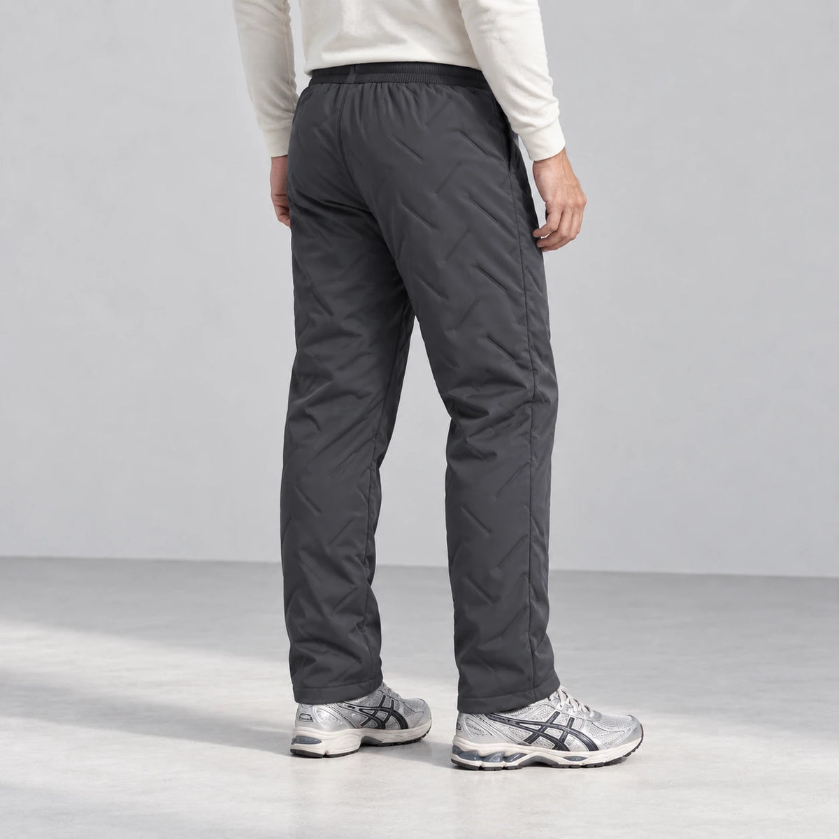 Summit Thermal Pants — Gray, back view