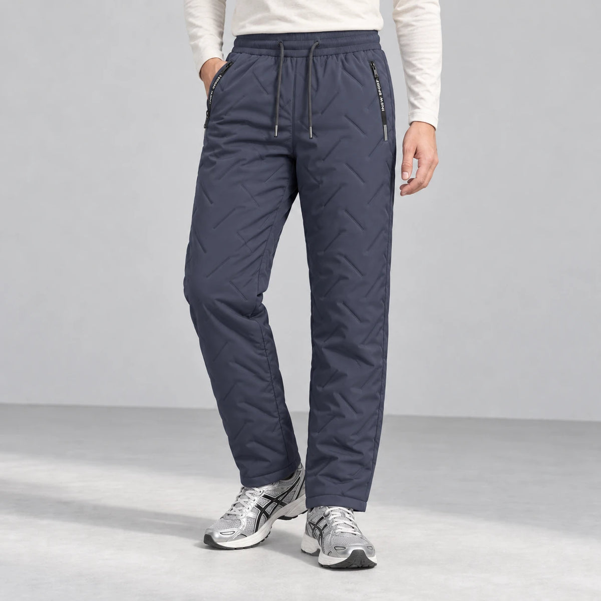 Summit Thermal Pants — Slate Blue, front view