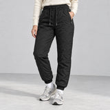 Alpine Winter Joggers — black — front