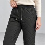 Alpine Winter Joggers — black — detail