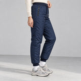 Alpine Winter Joggers — navy — side
