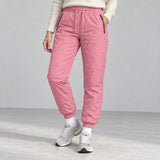 Alpine Winter Joggers — pink — front