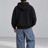 Ridge Fleece Hoodie — back — Black