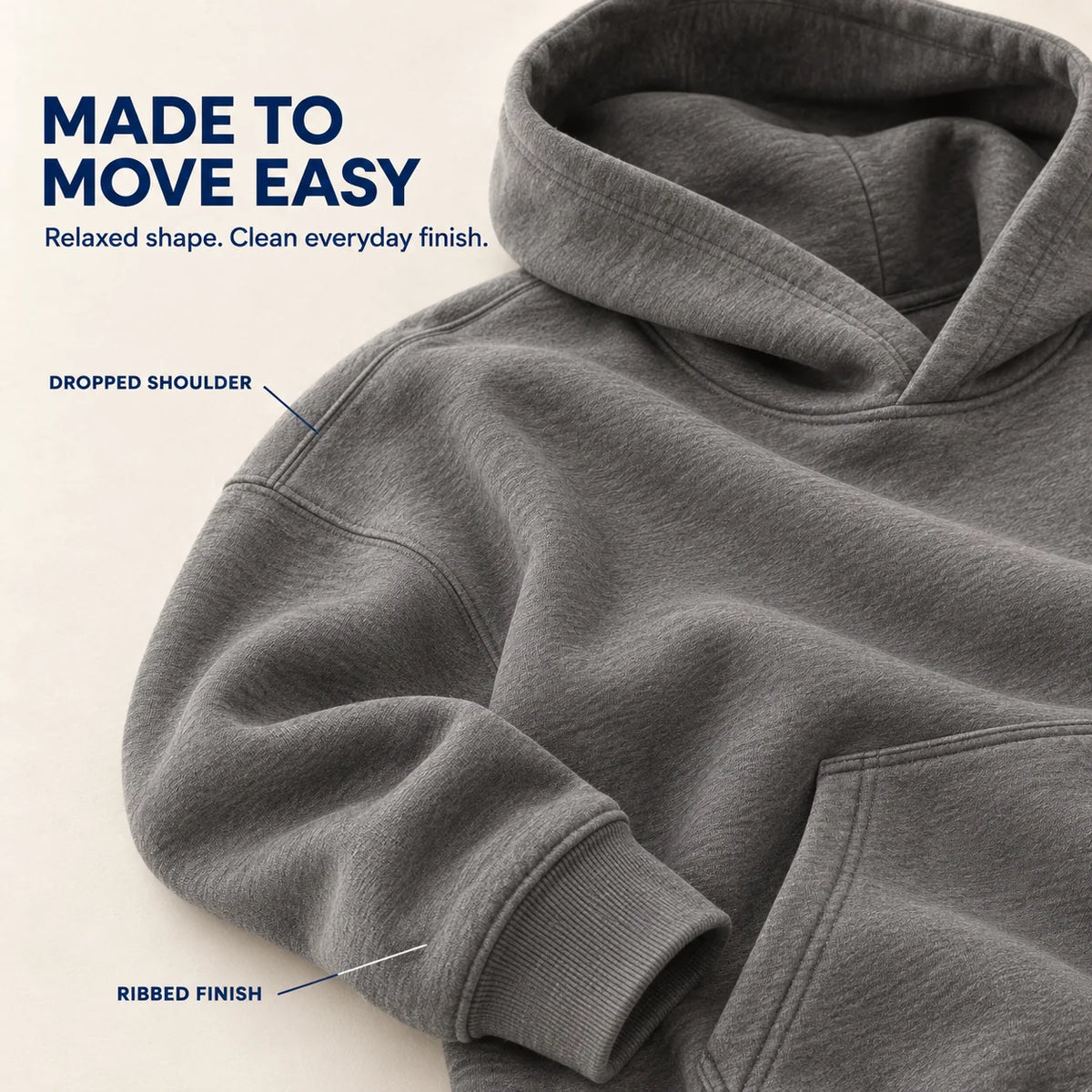 Ridge Fleece Hoodie — made to move easy
