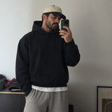 Ridge Fleece Hoodie — mirror — Black