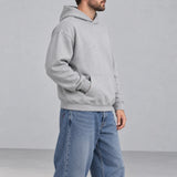 Ridge Fleece Hoodie — side — Charcoal Gray