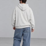 Ridge Fleece Hoodie — back — Light Gray