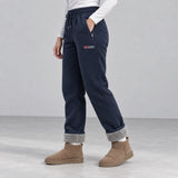 Sierra Fleece Pants — side — Dark Blue