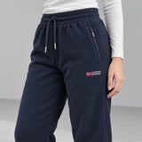 Sierra Fleece Pants — detail — Dark Blue