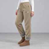 Sierra Fleece Pants — side — Khaki